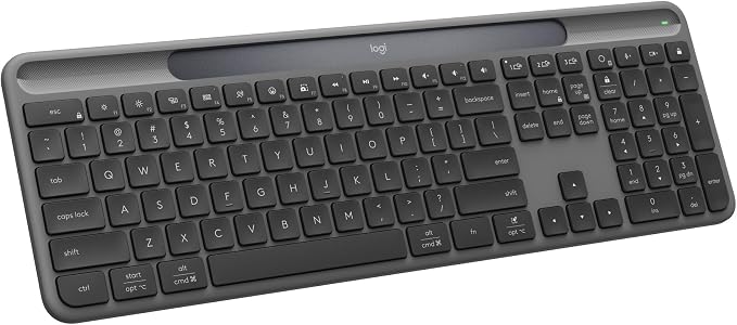 Logitech Signature Slim Solar+ wireless keyboard in graphite